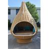 Buy cheap Durable Discount Rattan Furniture 7PCS Rattan Hanging Chair / Daybed With Round from wholesalers