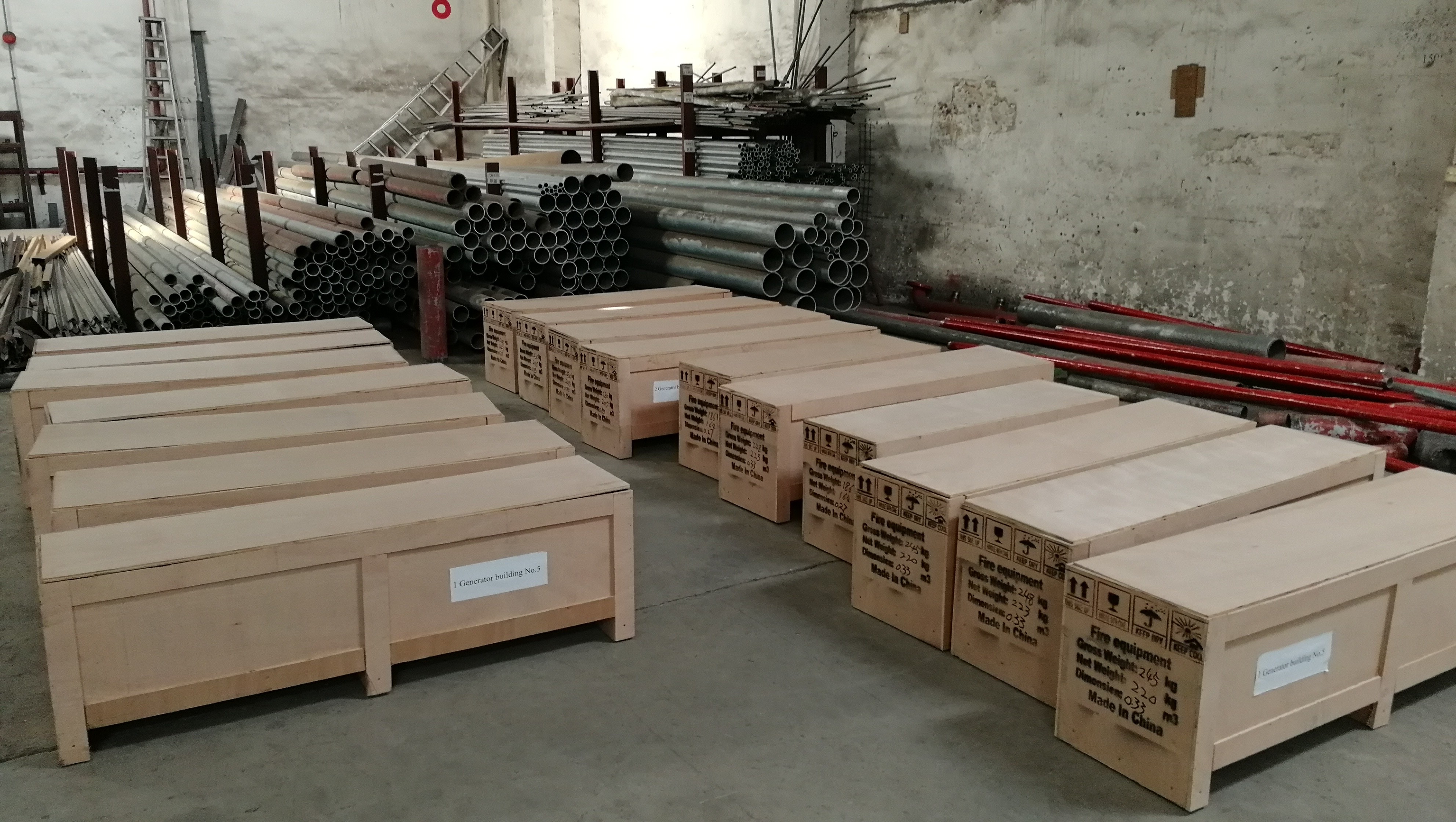 Inert Gas IG100 Fire Suppression System Cylinder Volume 80L 90L Enclosed Flooding