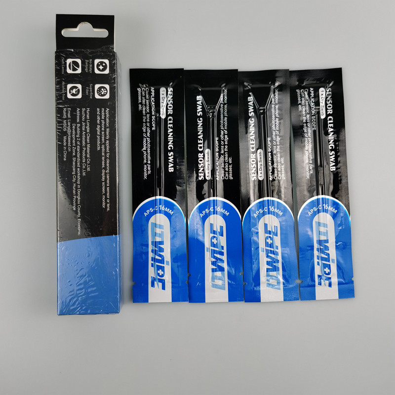 2 In 1 Sensor Cleaning Swabs Lint Free For CCD CMOS Screen