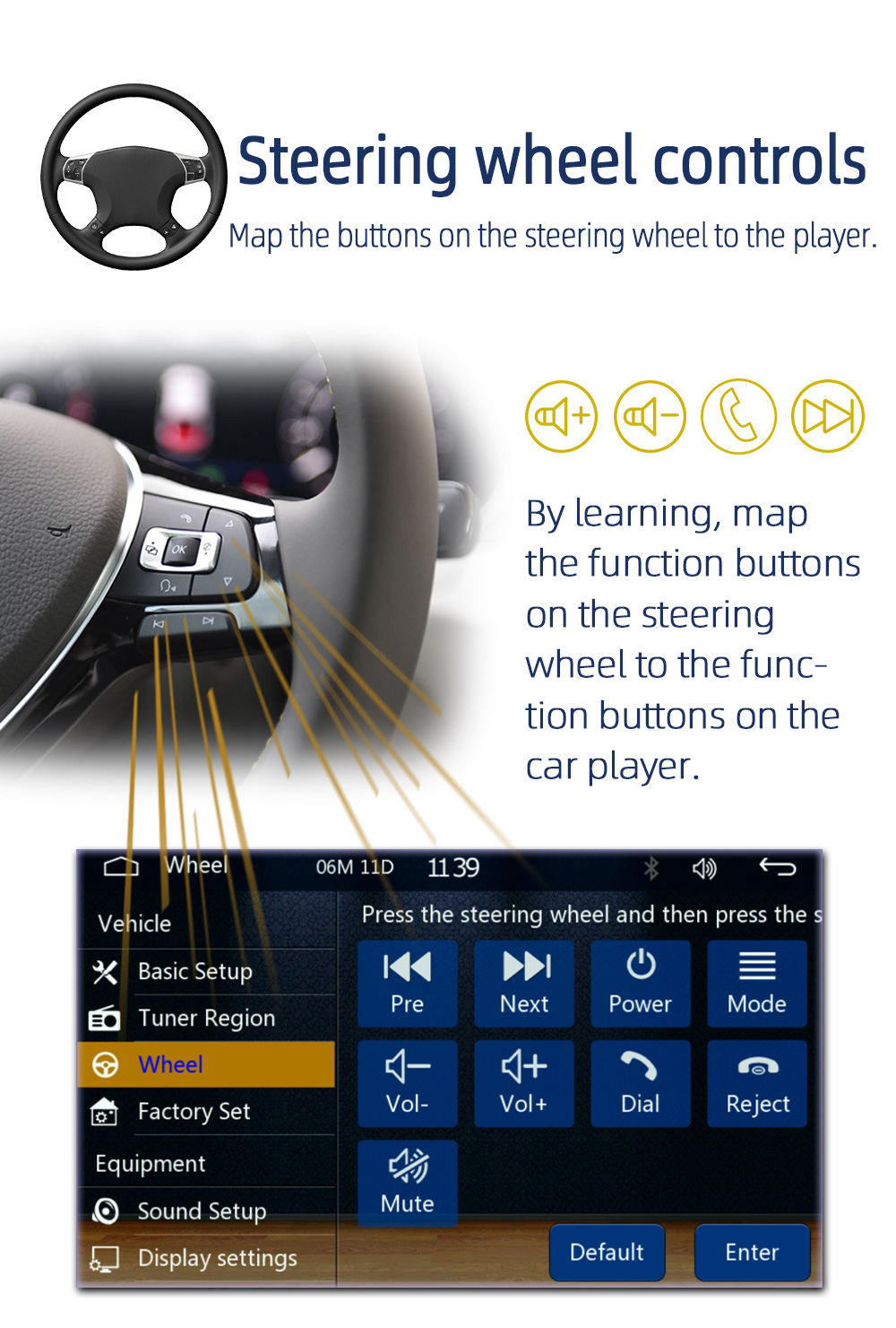 Universal 1 Din Car Mp5 Player 5 Inch BT5.1 Car Audio Stereo Wireless Carplay