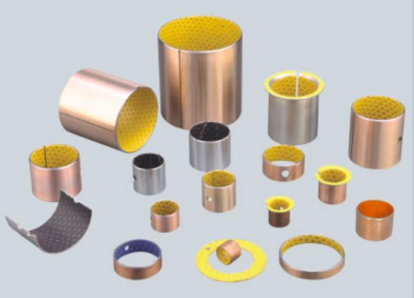 Yellow POM Boundary Lubricating Bearings DX Bushing , Sliding Bearing Self
