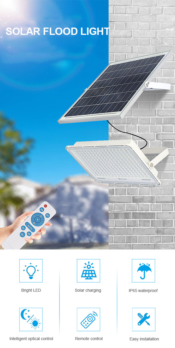 300W 400W LED Outdoor Flood Light Multi Functional Battery Powered Flood Light 6000K