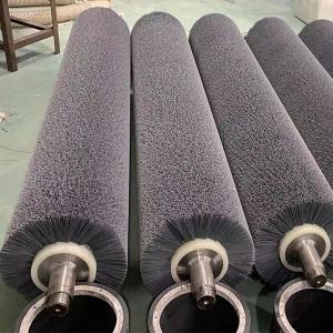 China Customized 240 Grit Abrasive Wire Roller Brush For Polishing wholesale