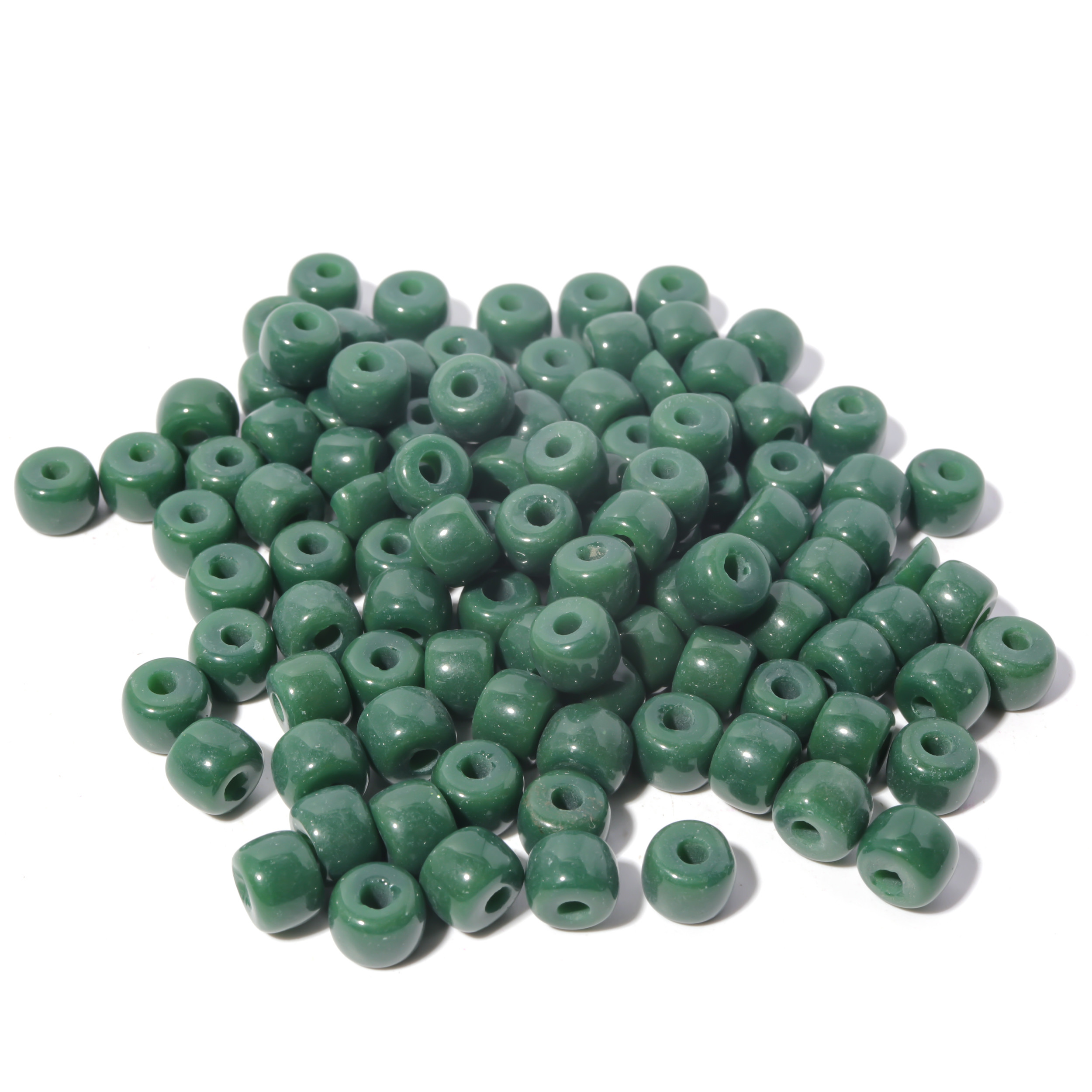 100 Colors Gemstone Forte Beads 6*8mm*2.0 Holes DIY Patterns With Rope