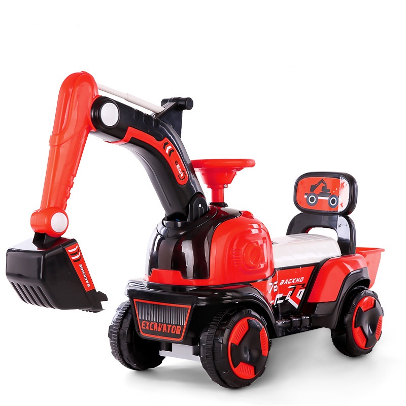 Kids' Battery Operated RC Sexcavator Ride On Car with Lights and Music G.W. 5.6KG