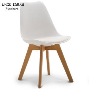 China Italian Modern Nordic Dining Chair 4.3KG Low Back Plastic Molded Side wholesale