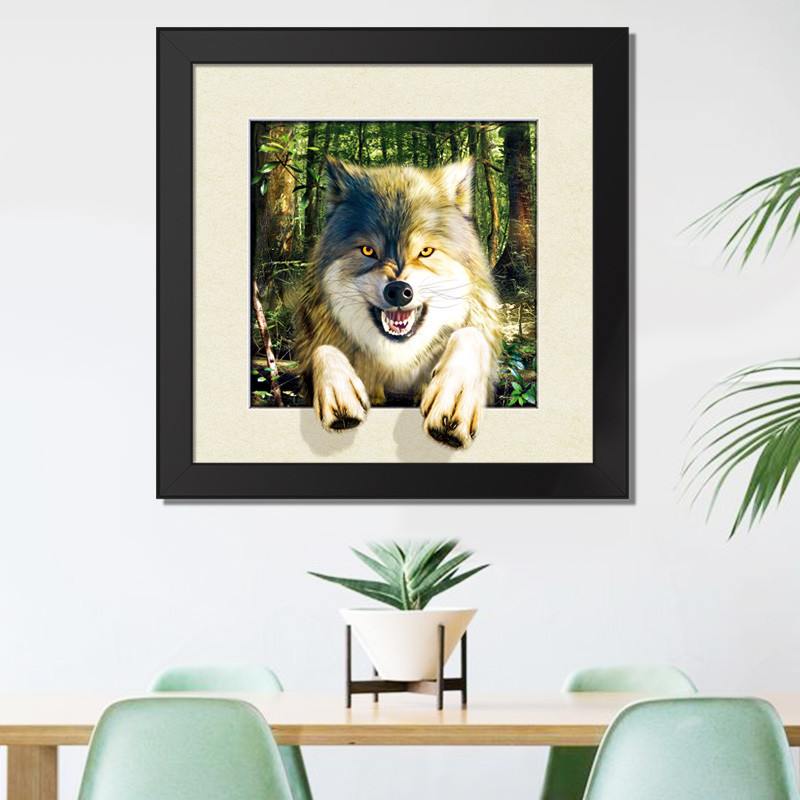 Large 40x40cm 5d Depth Poster Custom Lenticular Printing For Company Advertisement