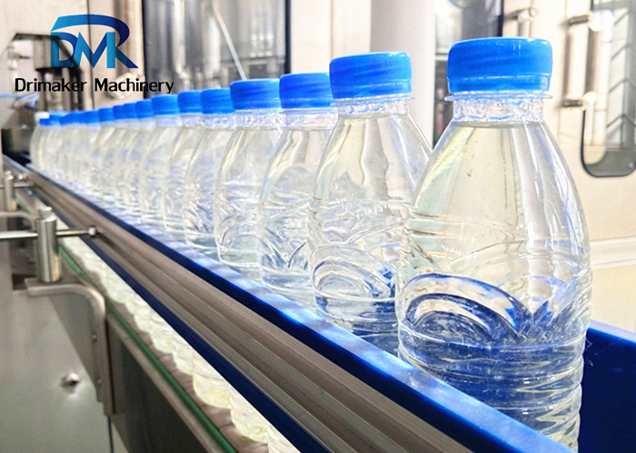 Stainless Steel Water Bottling Machine With Automatic Cap Loading System