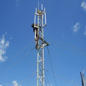 China Antenna Telecommunication 15m Guyed Mast Tower wholesale