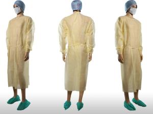 China Public Places White list supplier FDA Disposable Isolation Gowns wholesale