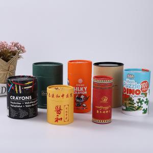 China ODM Plastic Food Cans Push Up Round Cylinder Box Kraft Cardboard Packaging wholesale
