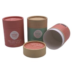 China Shampoo Kraft Paper Tube Hair Care Product Cosmetic Box Packaging wholesale