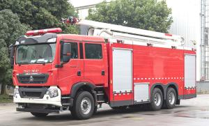 China Sinotruk Sitrak 20m Water Tower Fire Fighting Truck Price Specialized China Manufacturer wholesale