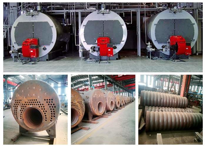 6000 Kg Low Pressure Horizontal Gas Fired Steam Boiler For Brewery