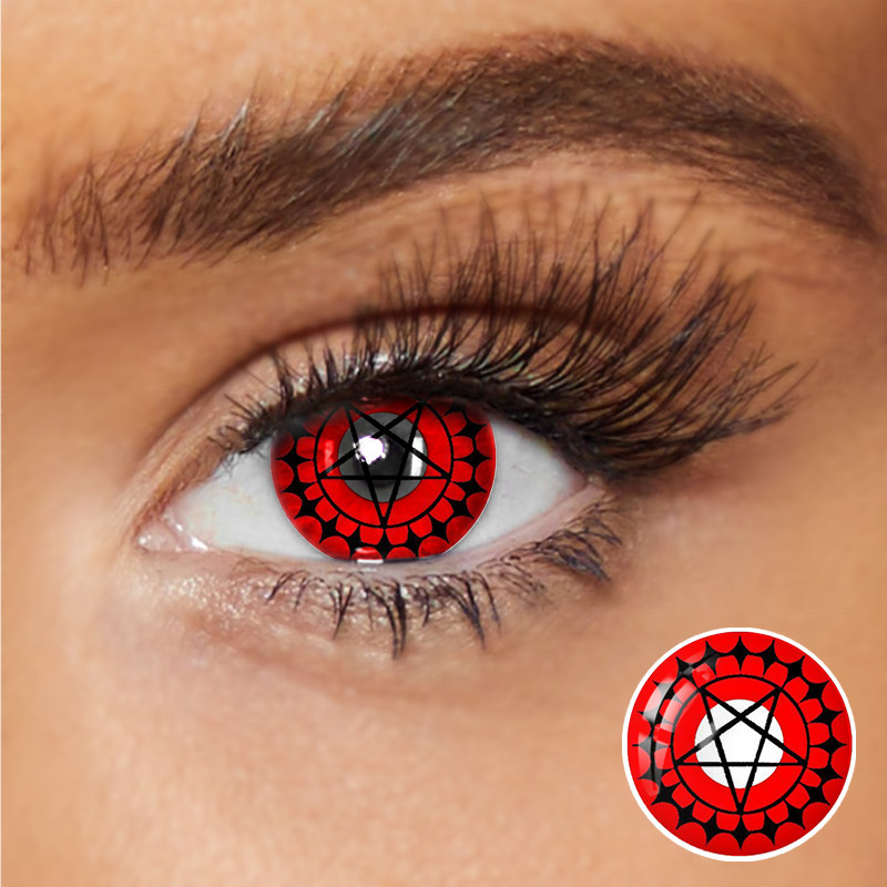 OEM Cosplay Contact Lens Soft Halloween Crazy Colored 40% Water content