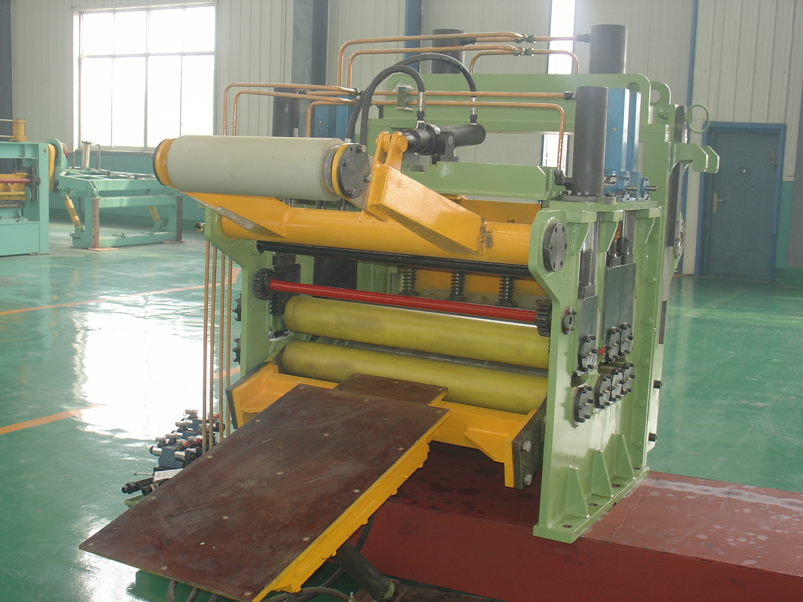 Metal Coil Uncoiling Leveling Shearing Line with 1000-3500mm Shearable Plate Length