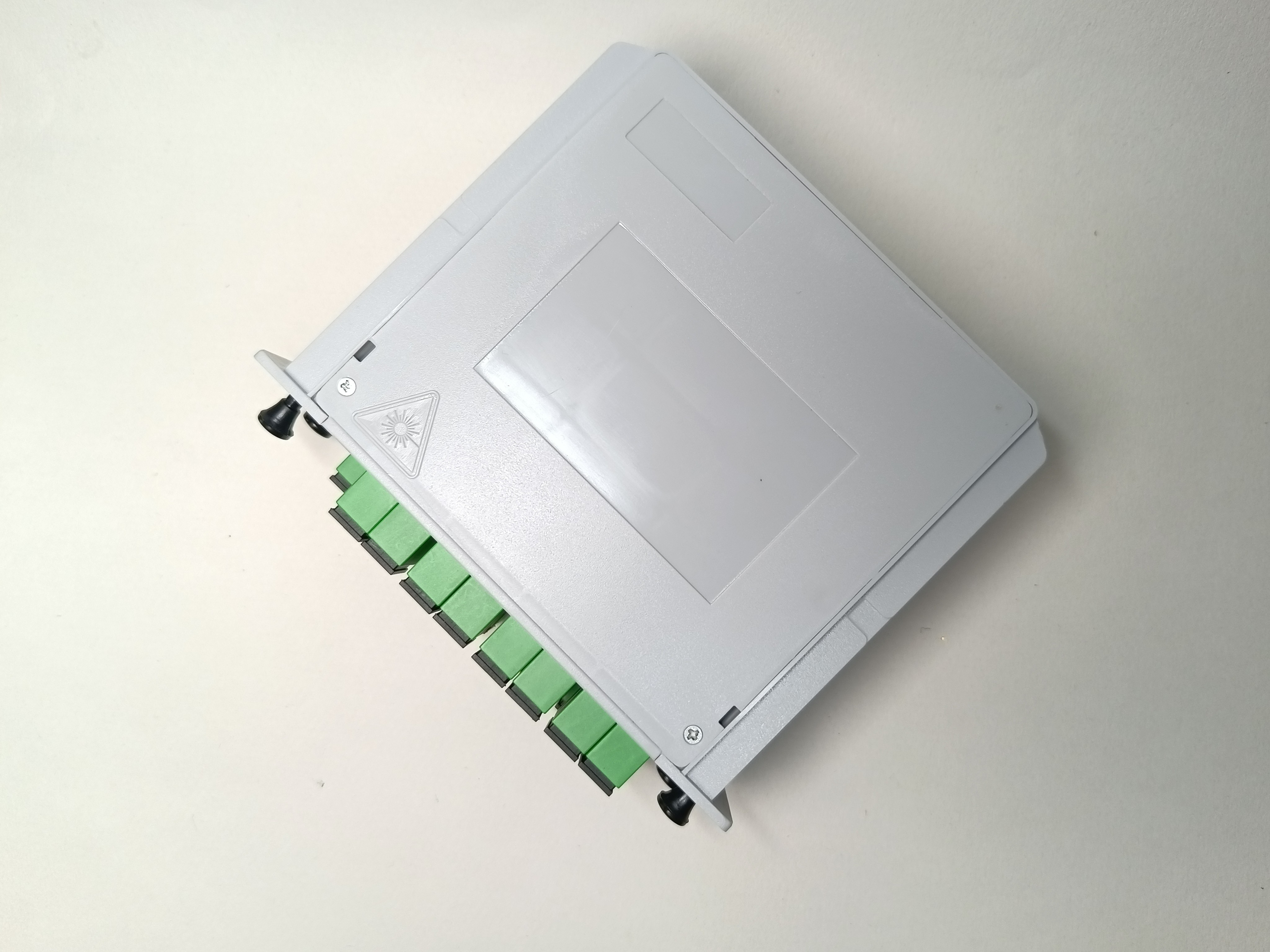 Cassette Card Insertion Optical PLC Splitter , 1X8 Port SCAPC Optic Fiber Splitter