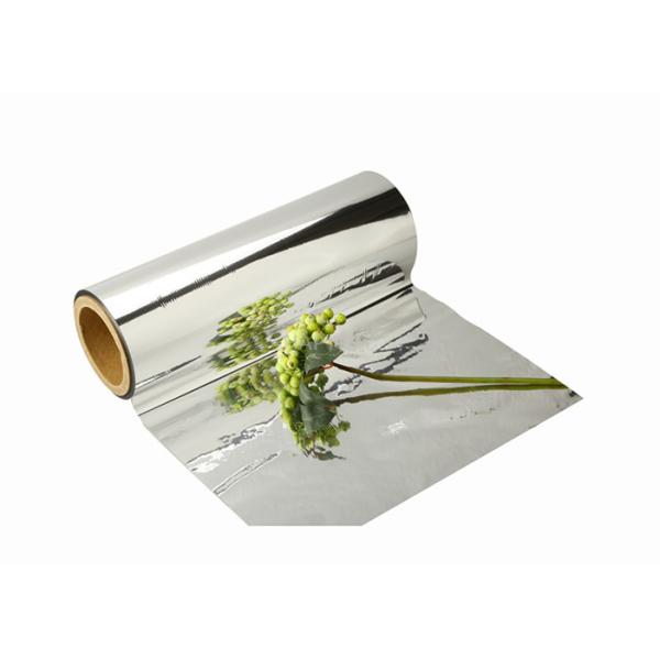 Polyester Metalized Pet Film, Thermal Silver Lamination Film Roll 1500mm Width