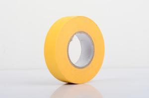 China Crepe Paper Material Yellow Masking Tape For Powder Spraying wholesale