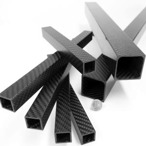 China Heat Resistance 100% 3K Carbon Square Tubes Directly From Manufacturer wholesale