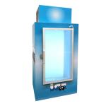 Indoor Commercial Ice Freezer With Top Mount Refrigeration System