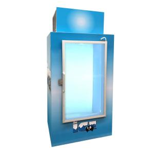 China Indoor Commercial Ice Freezer With Top Mount Refrigeration System wholesale