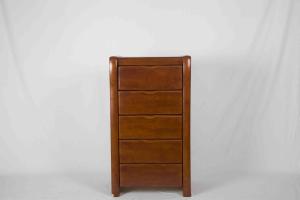 China Elegant Solid Wood Bedroom Furniture , Walnut Bedside Table Space Saving wholesale