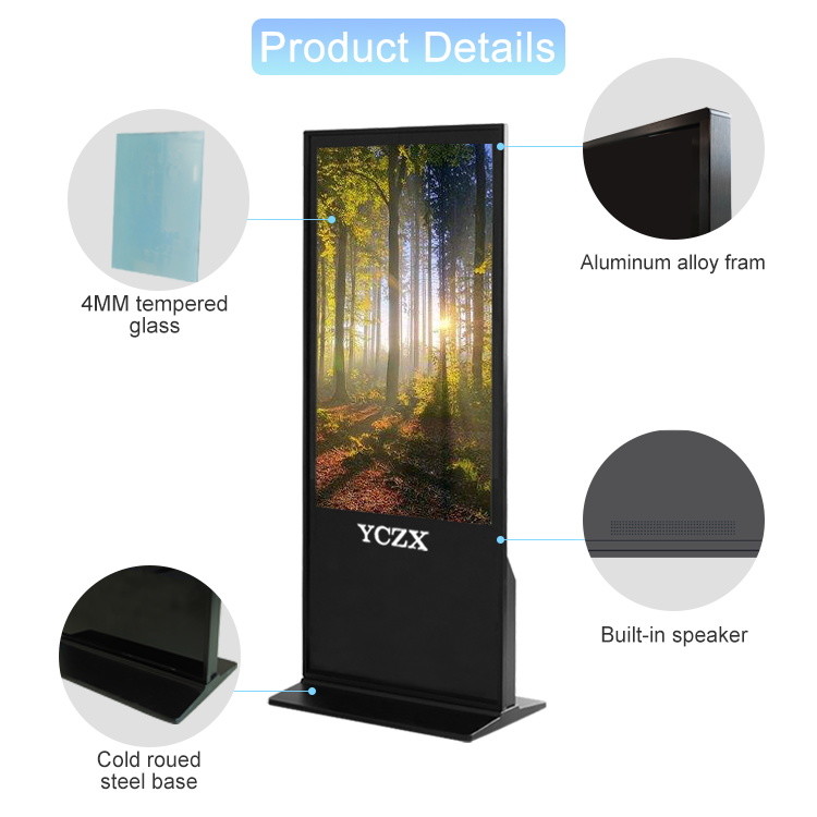 Smart Infrared Touch Screen Kiosk , Indoor Interactive Digital Display