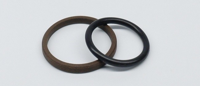 40Mpa Hydraulic Cylinder Seals PTFE Material 80 shore A 32x24.5x3.2 Brown Color