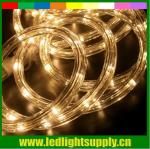 2 wire warm white christmas waterproof led rope light outdoor
