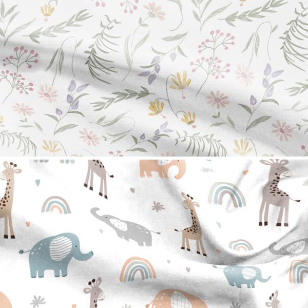 Polyester Fabric Personalized Bassinet Sheet Breathable With Parent Friendly Design