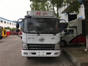 China FAW 4x2 Diesel LED Screen Mobile Advertising Truck 3707ml Displacement wholesale