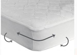 China Secure Stay Mini Organic Crib Mattress Pad 80% Cotton + 20% Poly 52” X 28” wholesale