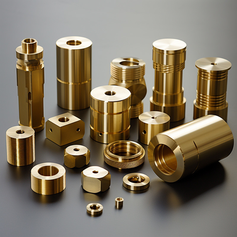 Milling Turning Brass Machined Components For Aerospace Automotive Industry