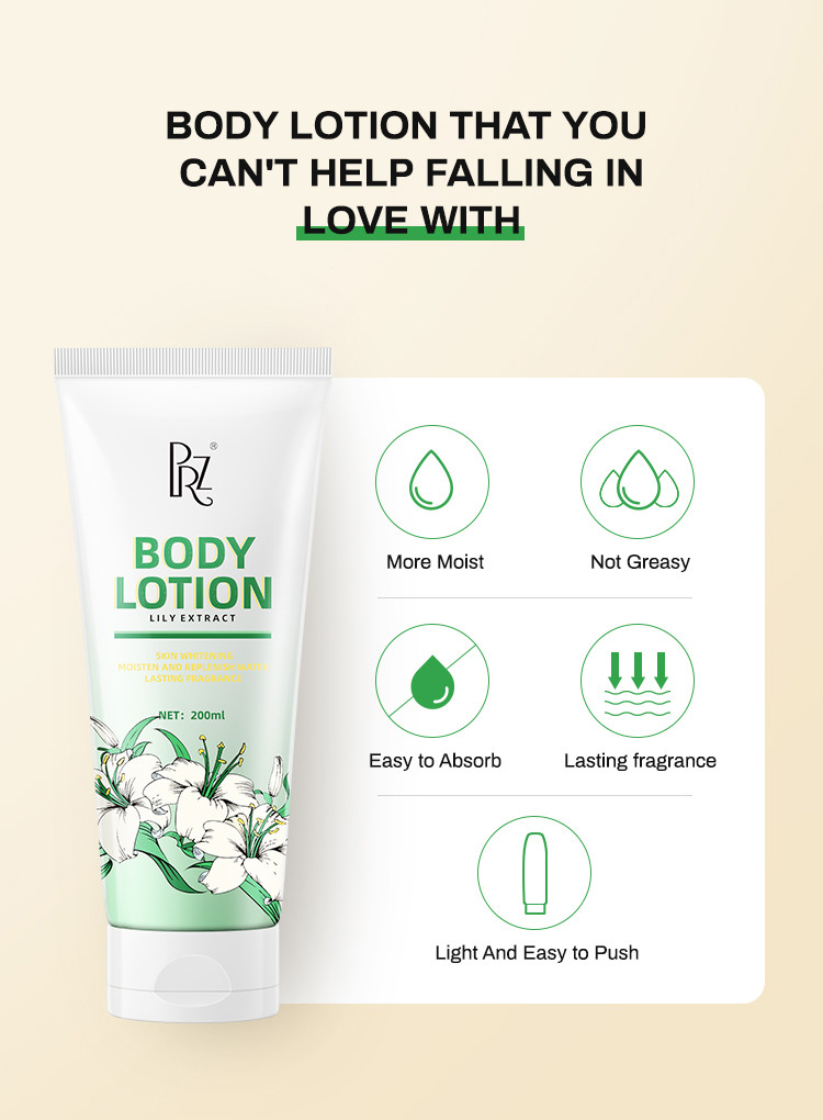 OEM Moisture Body Lotion Natural Organic Brightening Skin