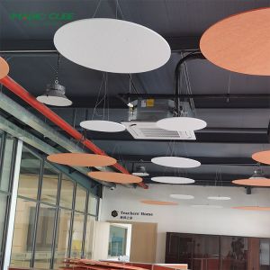 China 3700G/M2 Density Acoustic Ceiling Cloud Heat Insulation And Dustproof wholesale