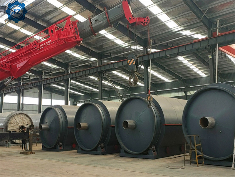 Industrial Continuous Scrap Tyre Rubber Power Recycling To Fuel Oil Machine