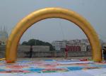 High Tear Strength Golden Inflatable Gantry Fire Resistance / Waterproof