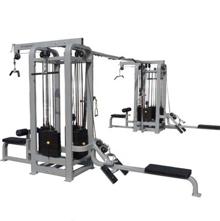 Commercial Gym Equipment Indoor Back Shoulder Exercise 4-Station Mutli Function Station