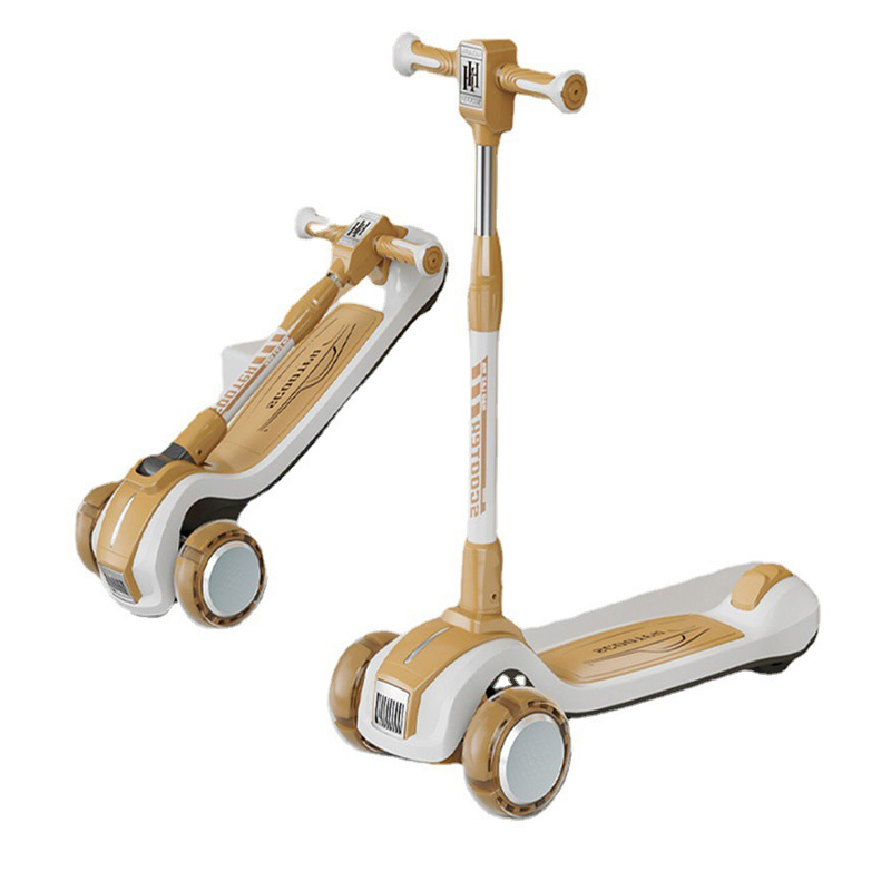 Max Load 50 Kgs Adjustable Folding Children Bike Kick Scooter For Kid Lightweight