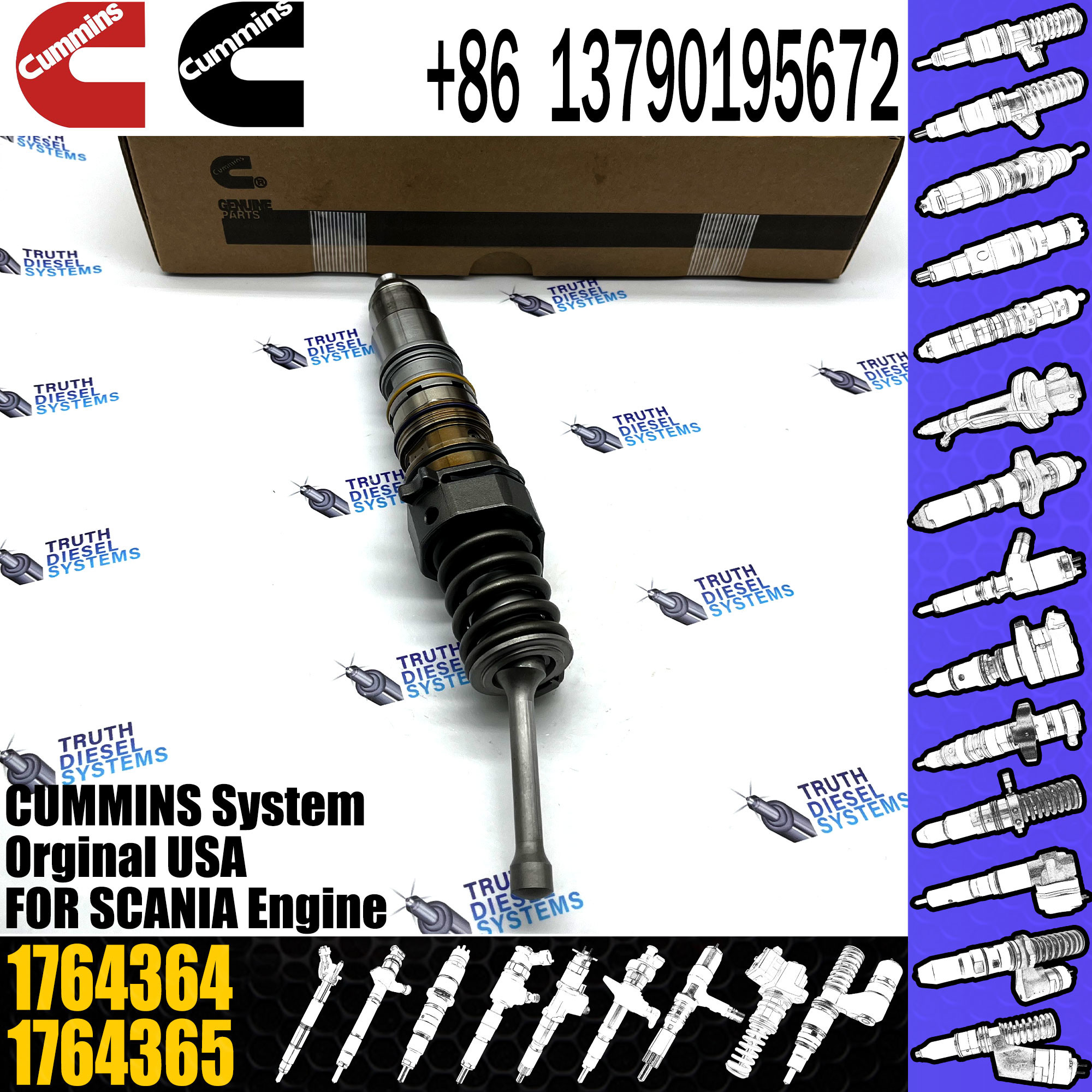 Fuel Injectors 4954434 4062569 1521978 1764364 For Caterpillar Engine