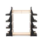 Eco Friendly Clothing Shop Retail Store Fixtures 4-way Clothing Rack