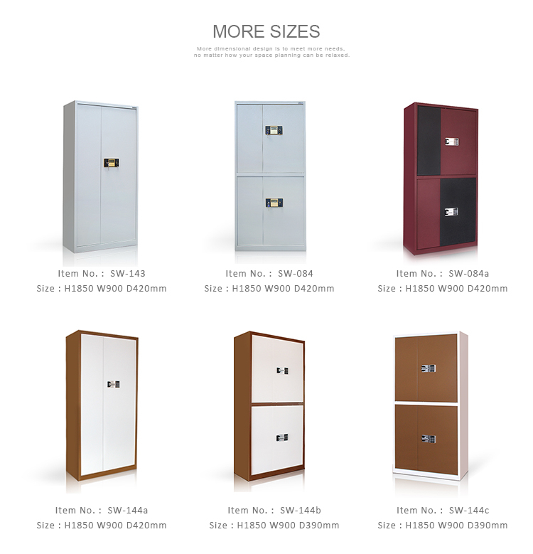 Wooden Color Electronic Storage Locker