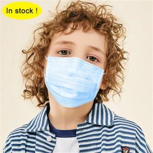 China Anti Dust Breathable Disposable Kids Mask With Adjustable Nose Piece wholesale