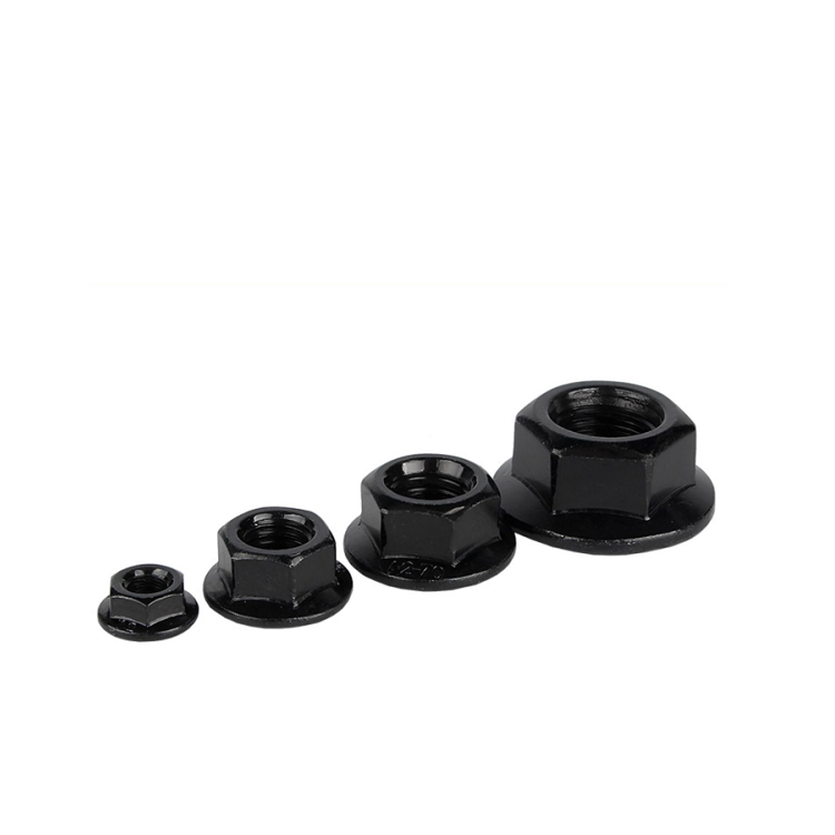 ZINC PLATED Finish DIN6923 M5 M6 M8 M10 M12 Carbon Steel Hex Flange Nuts for Mining