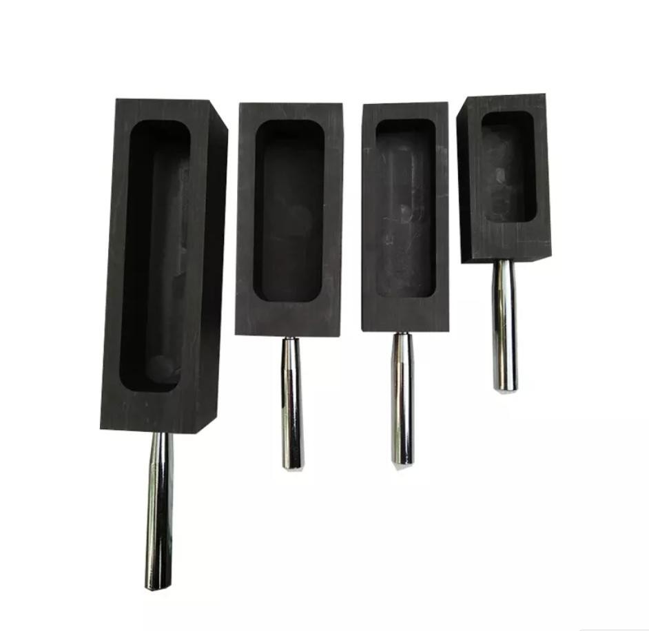 ISO9001 Customizable Carbon Graphite Molds With Handle Coating Casting Molds
