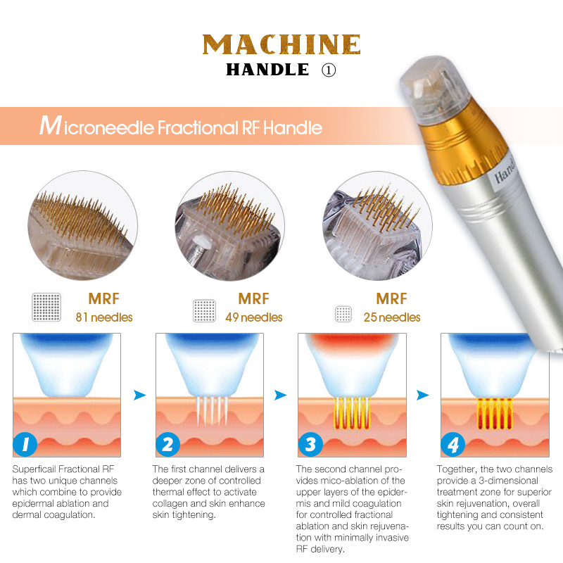 Skin Lifting RF Microneedling Machine Ance Stretch Marks Removal Machine