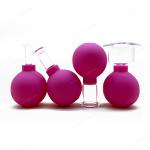 Rubber Massage Body Cups Vacuum Cupping Glasses Face Skin Lifting Body Facial