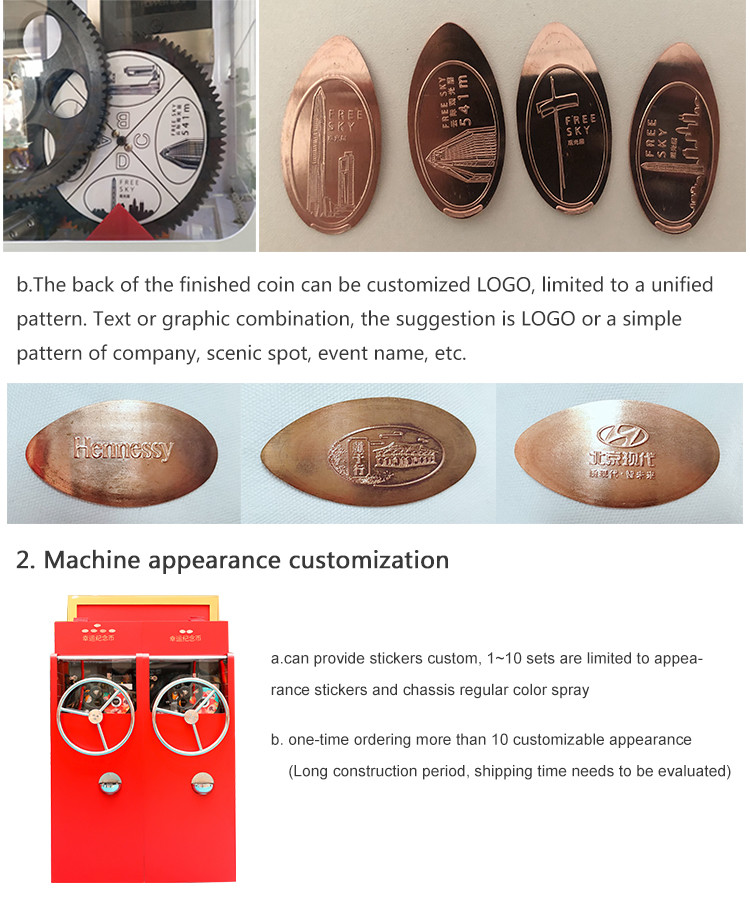 New China Manufacturer Earning Money Coin Pennies Press Machine Souvenir Coin Press Machine Souvenir Coin Maker For Sale