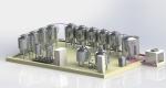 Shockproof Electric Commercial Microbrewery Equipment Semi Auto Control Panel